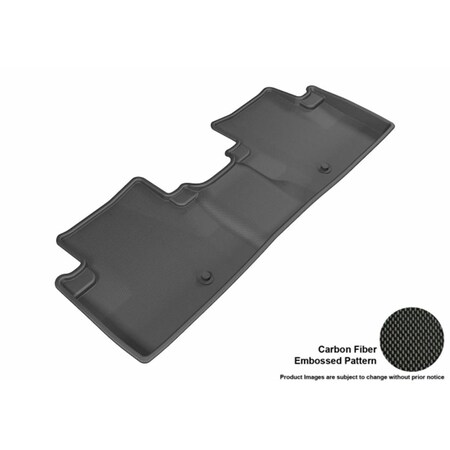 U-Ace 3D Maxpider Second Row Custom Fit Kagu Black Floor Mat for 2013-2016 Acura ILX Models L1AC00821509